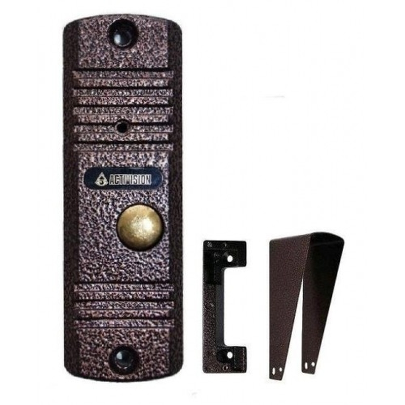 Электромагнитный замок (открывание - кодовый ключ-таблетка) с домофоном